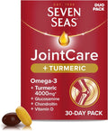 Integratore Omega-3 & Curcuma Seven Seas - Confezione Duo da 30 Giorni