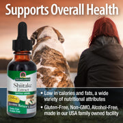 Nature’s Answer Shiitake Mushroom Alcohol-Free Liquid Extract - 30ml