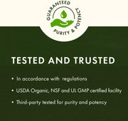 Swanson Full Spectrum Goji Berry 500mg 60 Capsules tested and trusted purity and potency infographic