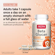 How to Use Image: Jarrow Formulas Beta Glucan 250mg capsules usage instructions 60 count