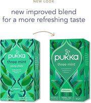 Pukka Organic Three Mint Herbal Tea 32g - 20 Sachets