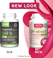 Jarrow Formulas Ubiquinol QH-Absorb 200mg Softgels new look