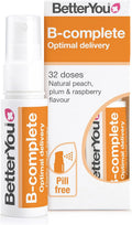 BetterYou B-Complete Oral Spray, Peach Plum Raspberry - 15ml