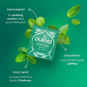 Pukka Organic Three Mint Herbal Tea 32g - 20 Sachets