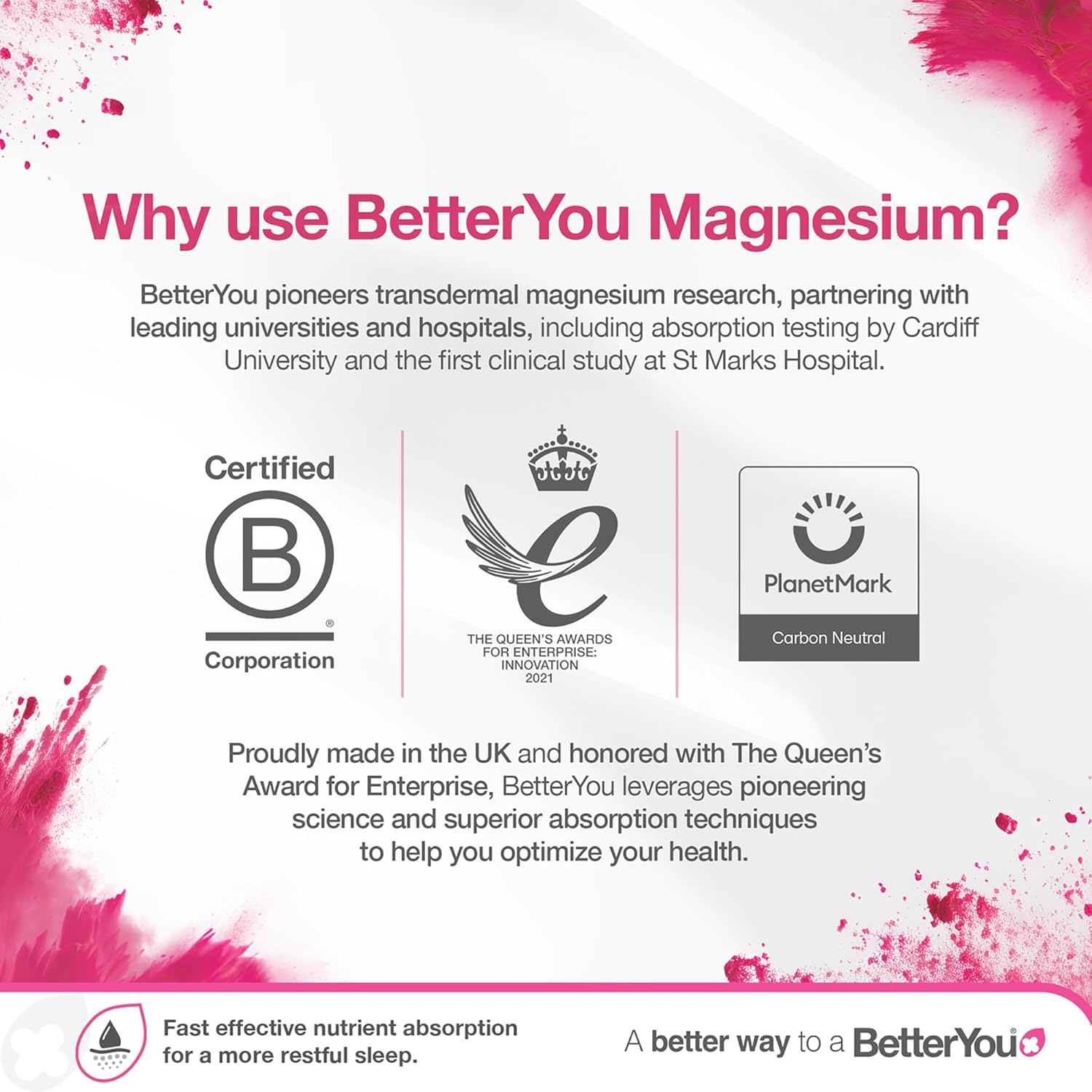 BetterYou Magnesium Body Spray with Lavender & Chamomile - 100ml