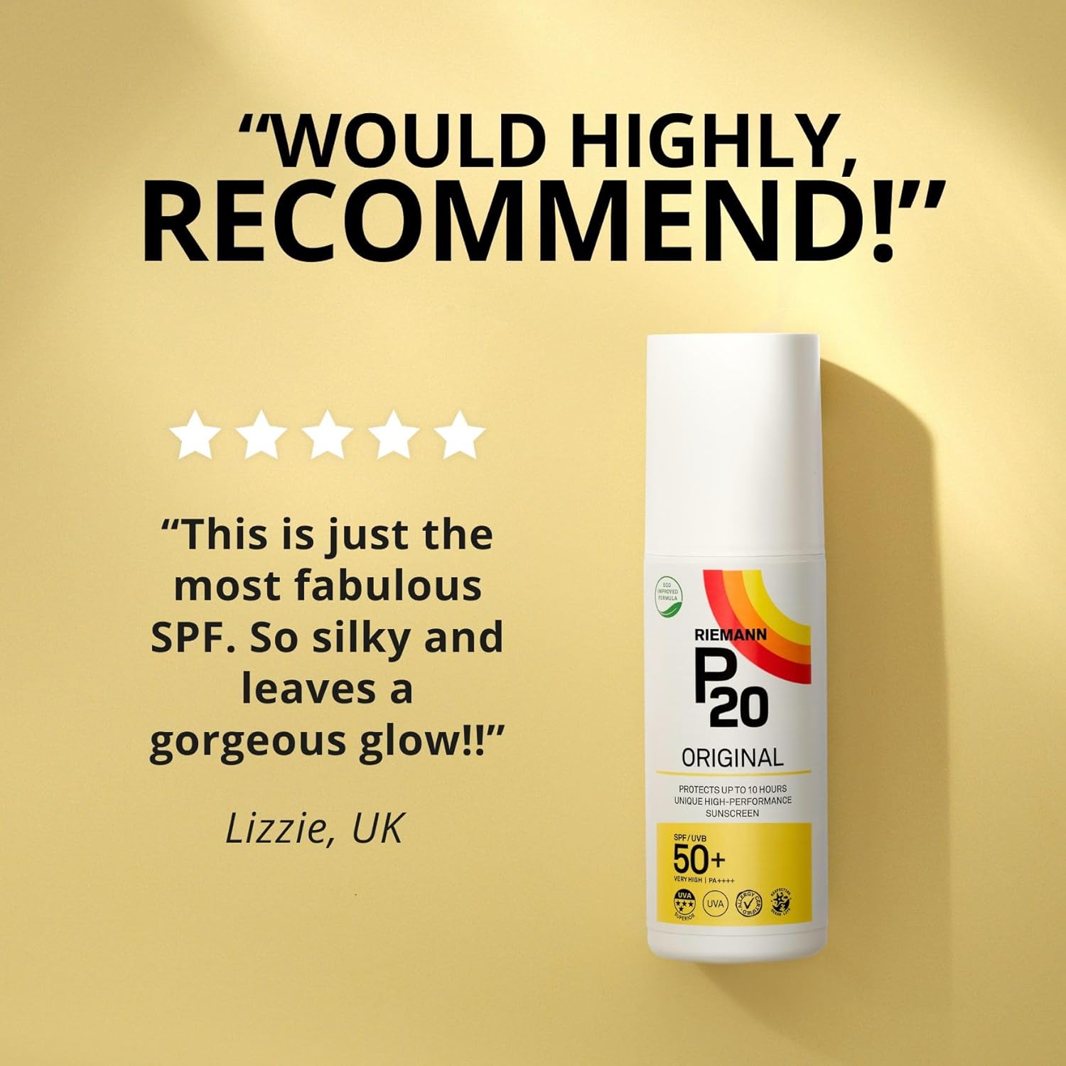 Riemann P20 Original SPF50+ Sunscreen Spray - 200ml