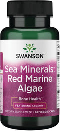 Swanson Minerali Marini Alghe Marine Rosse Capsule – 60 Capsule Vegetali