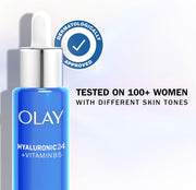 Olay Hyaluronic24 Vitamin B5 Hydra Boost Face Serum 40ml for daily facial skincare