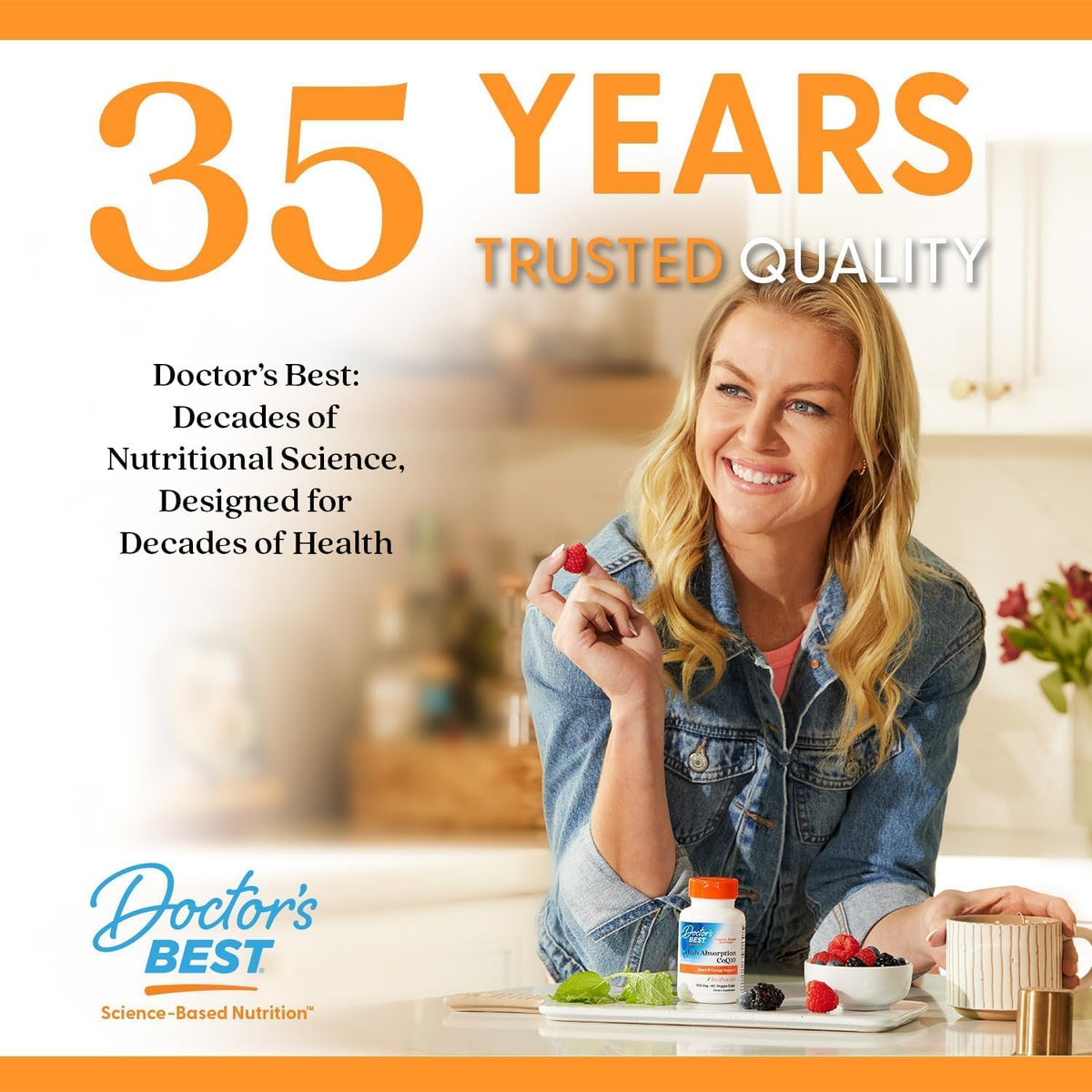Doctor's Best Vitamina K2 Naturale MK-7 con MenaQ7, 100 mcg, 60 Capsule Vegetali