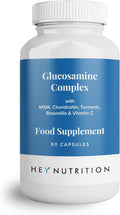 Hey Nutrition Complesso di Glucosamina, MSM e Curcuma - 90 Capsule