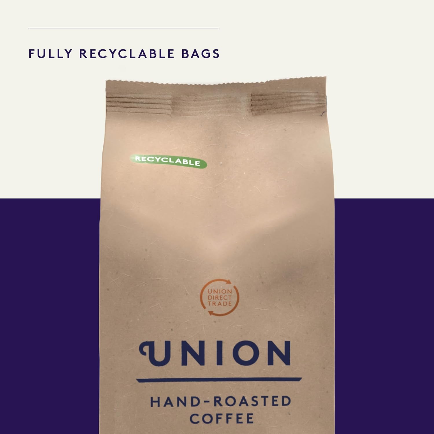 Union Timana Colombia Ground Coffee for Cafetiere recyclable bags.