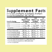 ChildLife Essentials Pure DHA supplement facts omega 3 DHA EPA 90 softgels