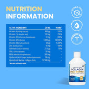 Swedish Nutra Marine Collagen Gold Retinol Berry Flavour supplement facts ingredients 500ml bottle