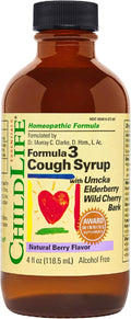 ChildLife Essentials Formula 3 Cough Syrup Natural Berry Flavor 118.5ml