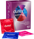 Durex Surprise Me Confezione Varietà di Preservativi - 40 Pezzi
