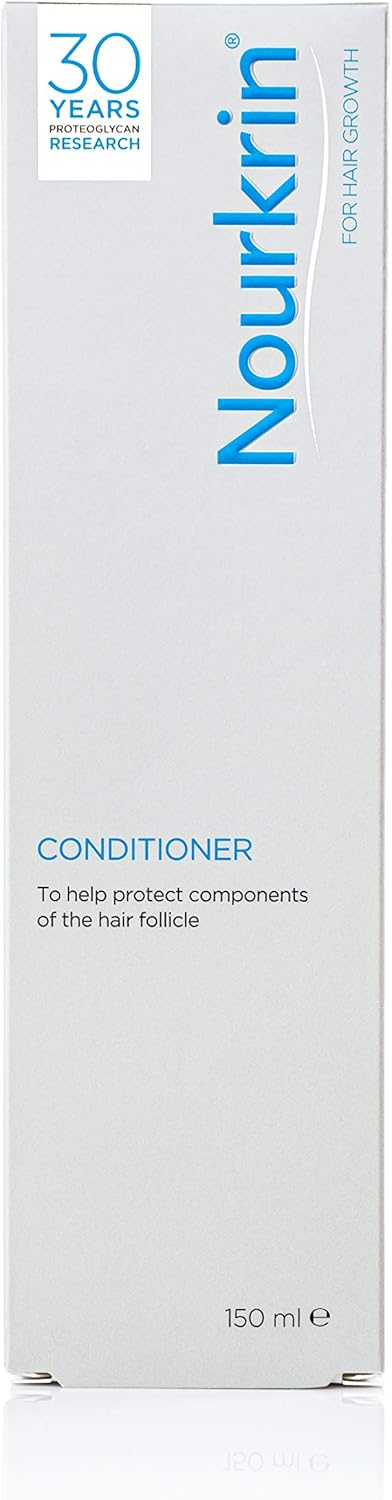 Nourkrin Hair & Scalp Conditioner box, 150ml, on white background.