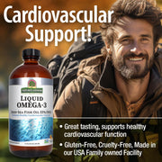Nature's Answer Liquid Omega-3 Fish Oil EPA DHA - 480ml