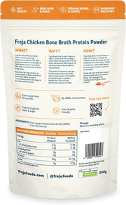 Barcode image: Freja bone broth powder barcode packaging pouch 300g