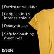 Dylon All-in-1 Washing Machine Fabric Dye Pod Sunflower Yellow 350g used for clothing and home textiles