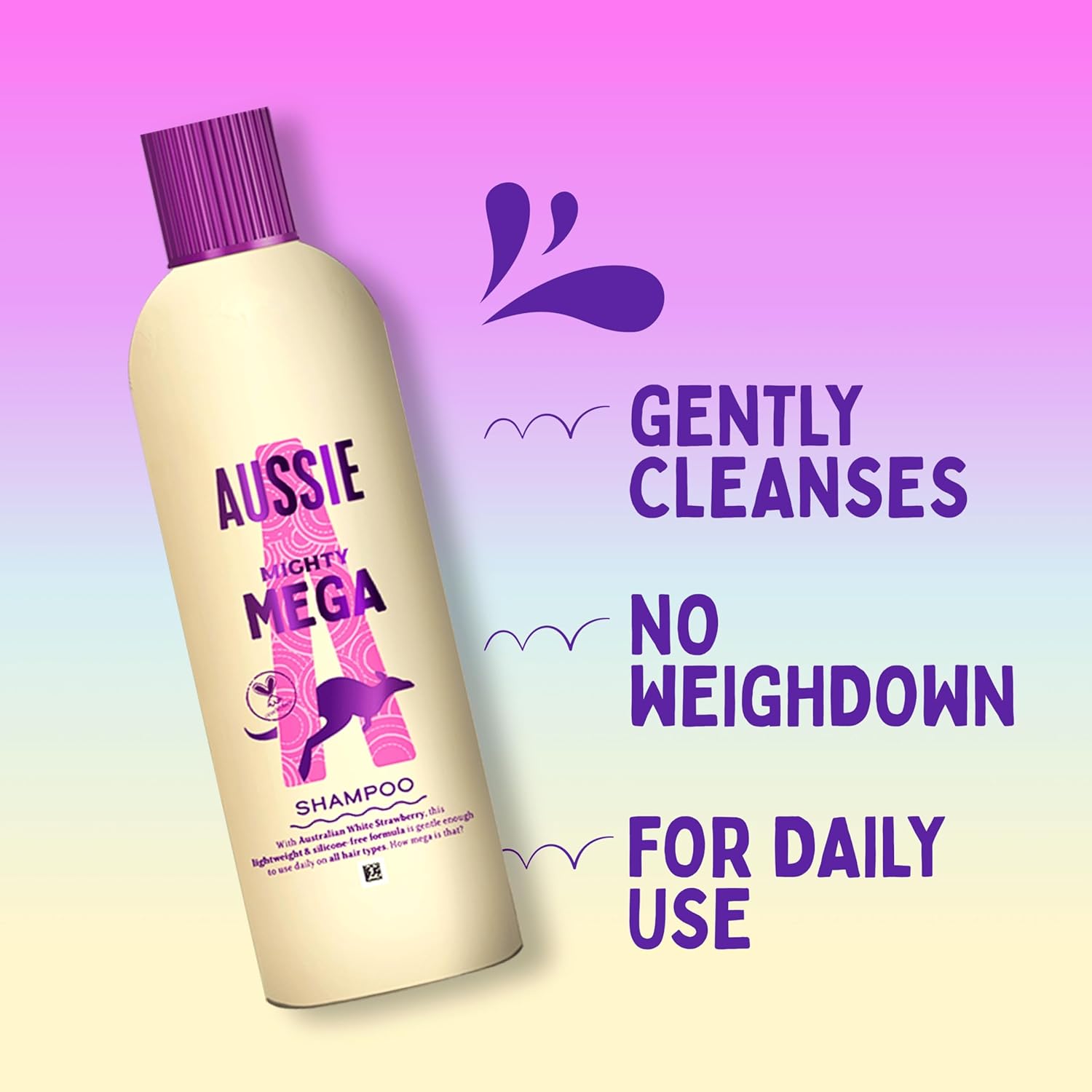 Aussie Mighty Mega Shampoo 675ml
