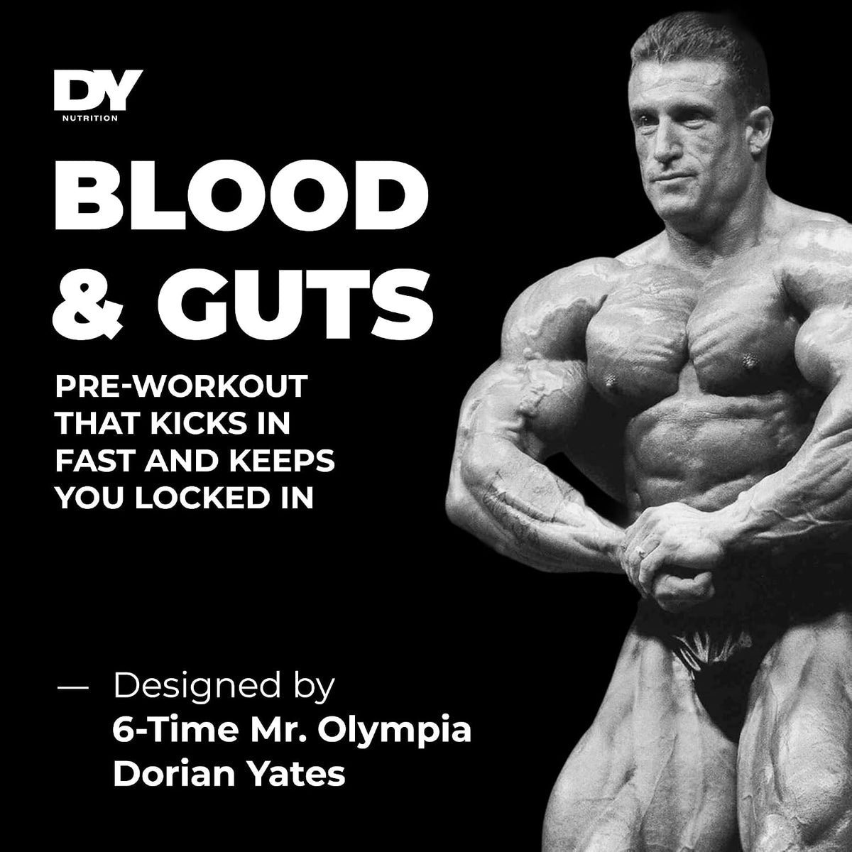 DY Nutrition Blood & Guts Watermelon Pre-Workout Powder 380g product information