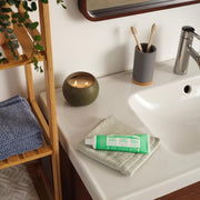 Dr. Bronner's Spearmint Fluoride Free Toothpaste 105ml tube and box for everyday oral care