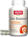 Jarrow Formulas Zinc Balance 15mg capsule vegetali - 100 pezzi