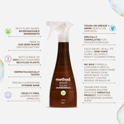 Method Wood Polish Spray almond fragrance ingredient information bottle 354ml