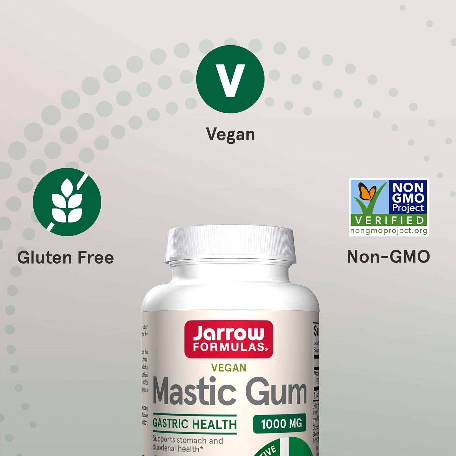 Jarrow Formulas Mastic Gum 1000mg Veggie Capsules