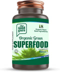 The Good Guru Organic Green Superfood - Blend of 18 Plants, 90 Capsules