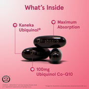 Jarrow Formulas Ubiquinol QH-Absorb 100mg softgels daily use lifestyle