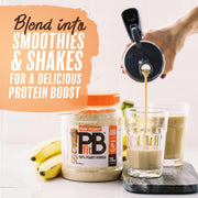 How to Use: PBfit Pure Peanut Powder mixing instructions peanut flour powder 680g tub
