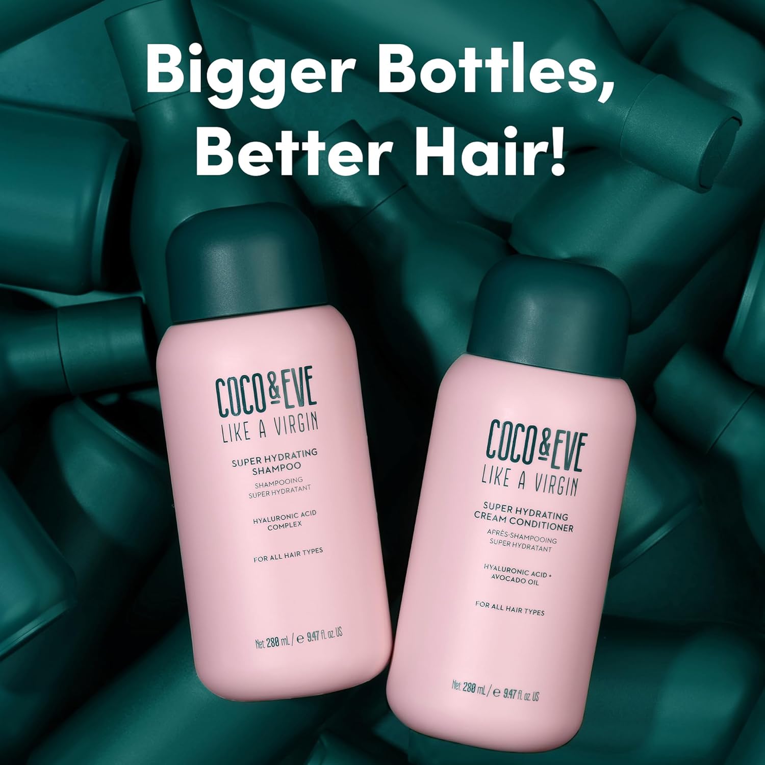 Coco & Eve Super Hydrating Shampoo with Hyaluronic Acid Complex- 280ml