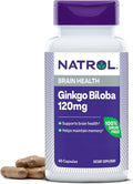 Natrol Estratto di Ginkgo Biloba 120mg Capsule – 60 Pezzi