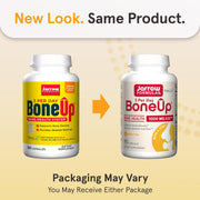 Jarrow Formulas BoneUp 3 Per Day 1000mg Calcium Capsules new look