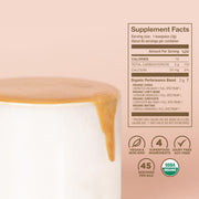 Laird Superfood mushroom blend ingredients label 90g on white background