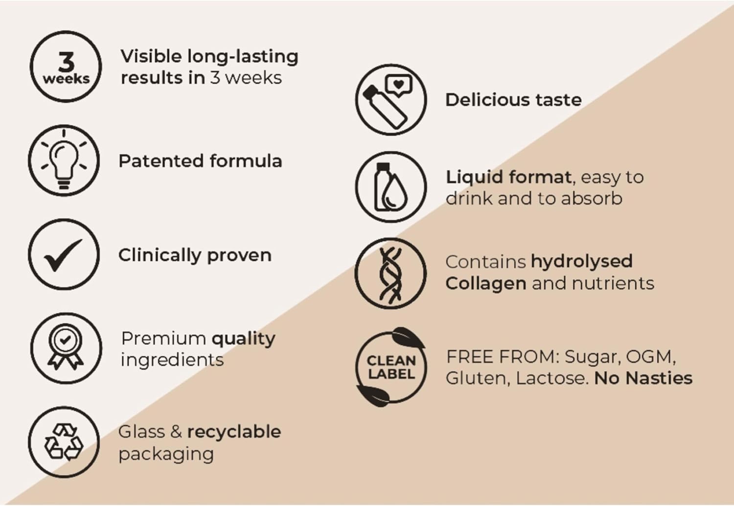 Artron Collagen Extreme Liquid Food Supplement - 10 x 50ml