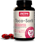 Jarrow Formulas Toco-Sorb Complesso di Vitamina E in Softgel - 60 Compresse