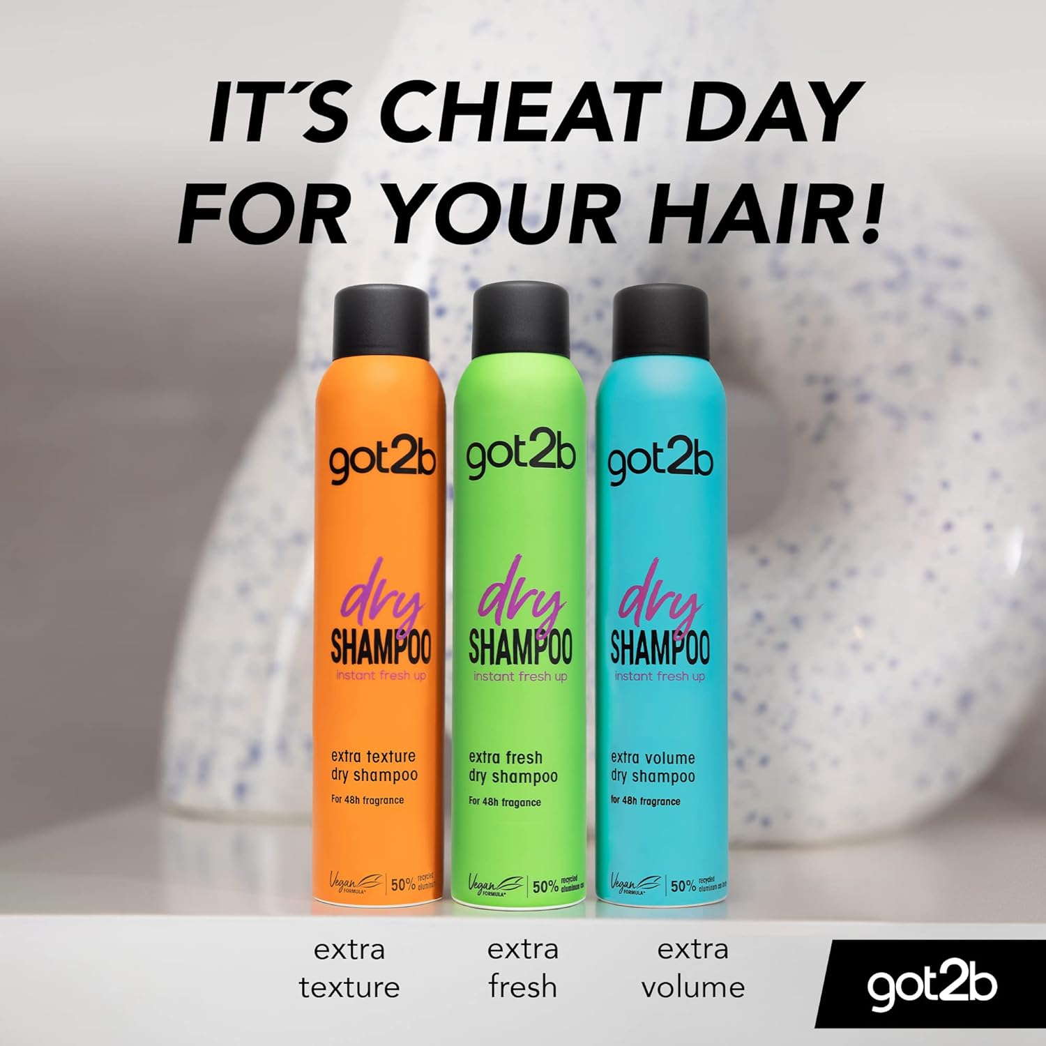 got2b Dry Shampoo Extra Volume 200ml & other variants