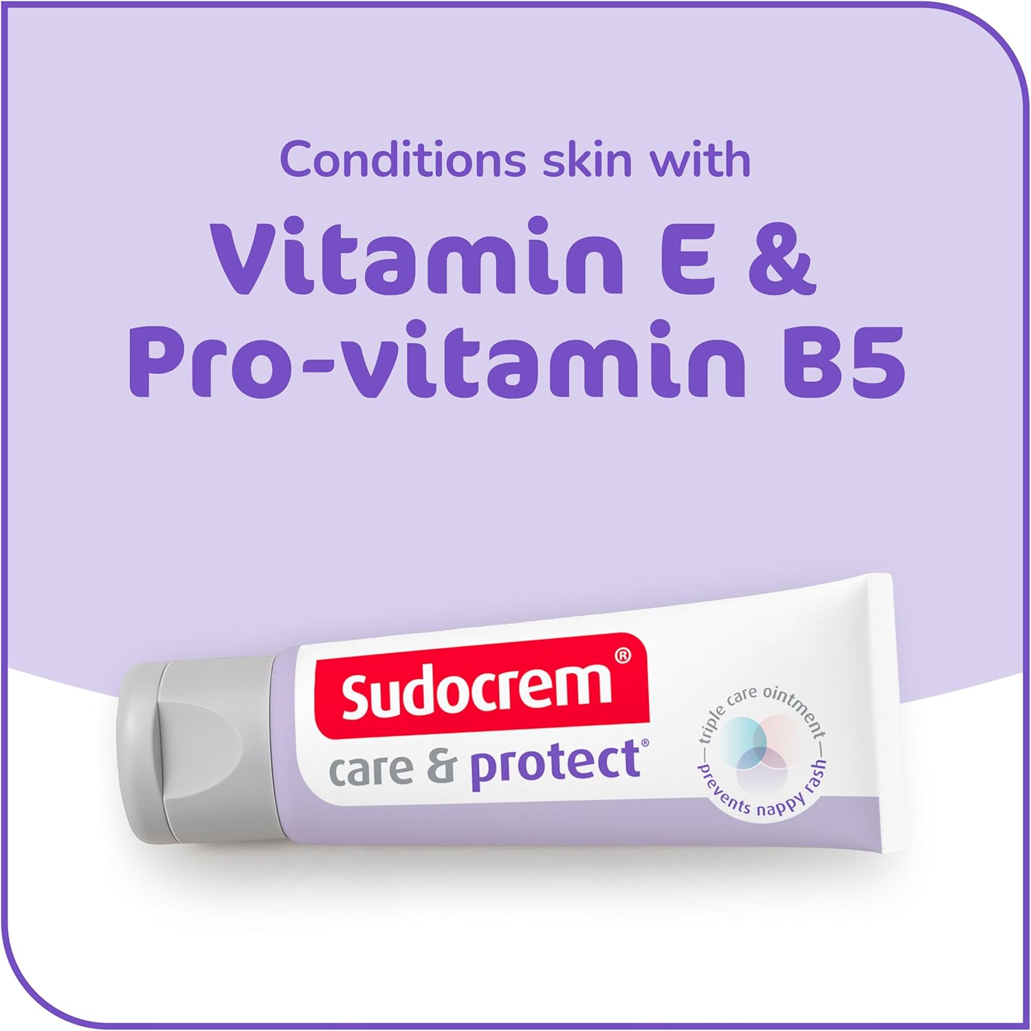 Sudocrem Care & Protect Nappy Cream - 100g with vitamins