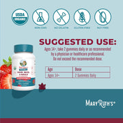 How to Use: MaryRuth’s Organic Hair Skin Nails Vegan Gummies - 60 Count