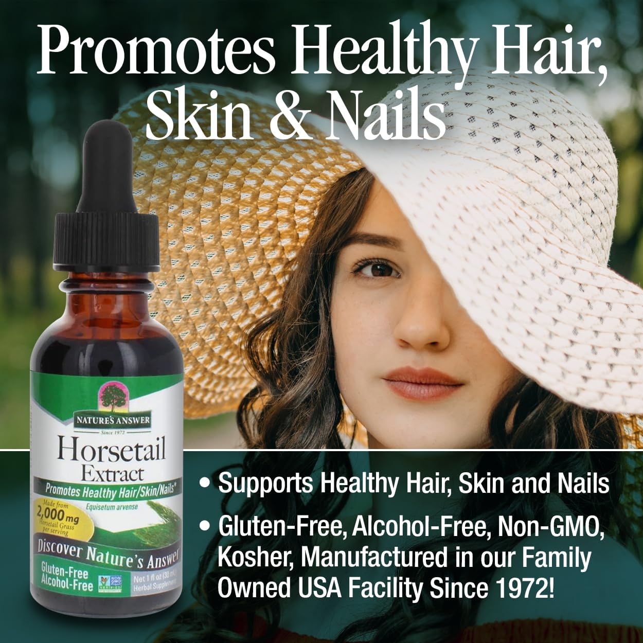 Nature's Answer Horsetail Alcohol-Free Herbal Extract - 30ml
