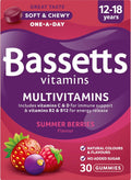 Bassetts Vitamins Multivitamins Summer Berries Gummies 12-18 Years 30 Count