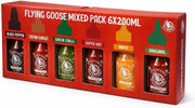 Flying Goose Mixed Pack Sriracha Sauce Set - 6 x 200ml