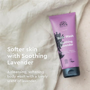 Urtekram Soothing Lavender Body Wash 200ml bottle for everyday shower care