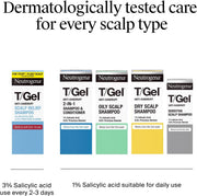 Neutrogena T/Gel Scalp Relief Shampoo with Salicylic Acid - 250ml & other variants