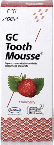 GC Tooth Mousse Strawberry - 40g | Remineralising Dental Crème for Sensitive Teeth