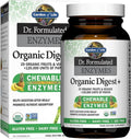 Garden of Life Dr. Formulated Digestione Biologico con Papaina e Bromelina, 90 Masticabili