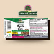 Nature’s Answer Myrrh gum resin liquid extract 30ml barcode