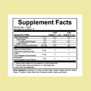 ChildLife Essentials Healthy Vision SoftMelts supplement facts lutein zeaxanthin vitamin A 27 tablets
